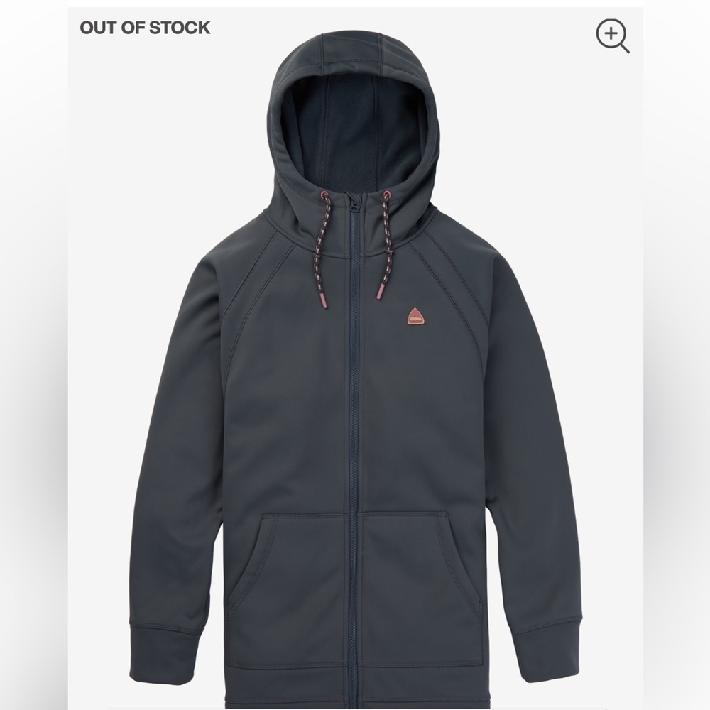 Women's Burton Crown Bonded Long Full-Zip Hoodie | Size Small | NWOT